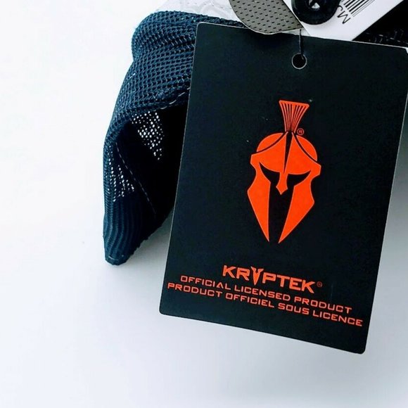 Kryptek Spartan American Flag White Mesh USA Patriotic Cap Hat New With Tags NWT - Picture 6 of 11